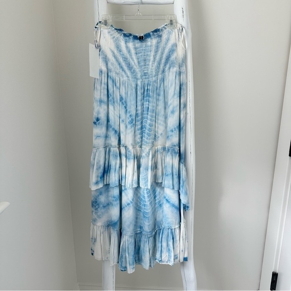 Raviya Blue Tie-Dye Ruffled Skirt/Dress Size Small - Picture 2 of 10